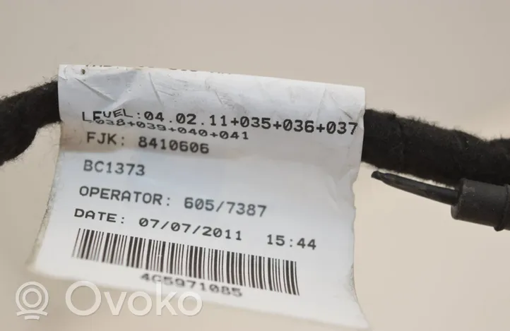 Audi A6 S6 C7 4G Wiązka przewodów czujnika parkowania PDC 4G5971085