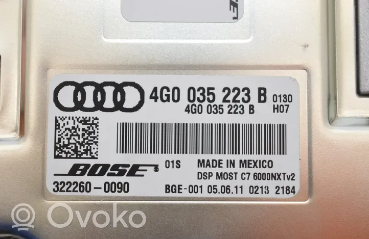 Audi A6 S6 C7 4G Amplificatore 322260-0090