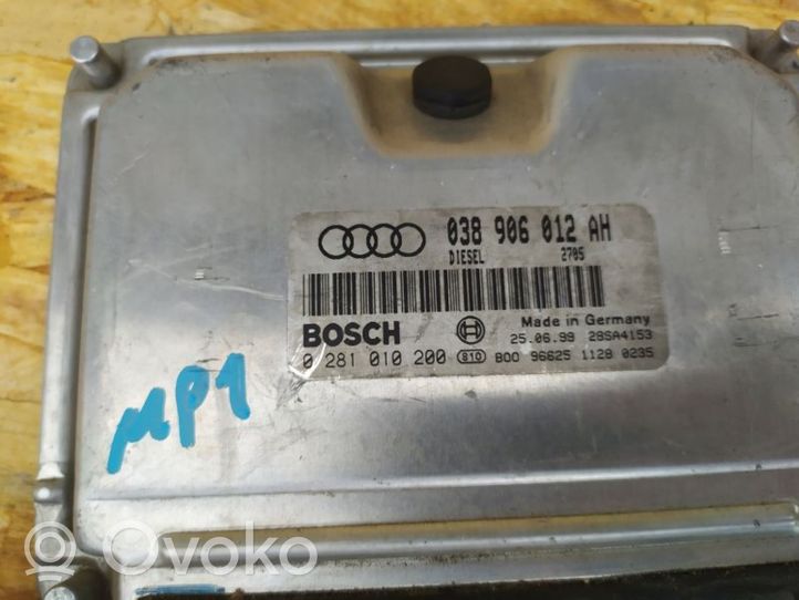 Audi 100 200 5000 C2 Блок управления двигателем ECU 038906012AH