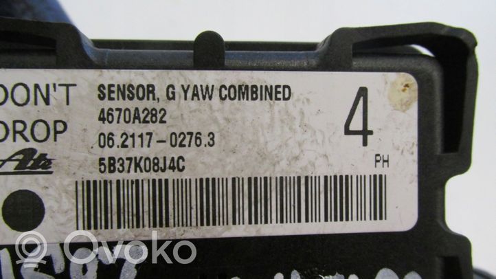 Mitsubishi Outlander ESP acceleration yaw rate sensor 4670A282