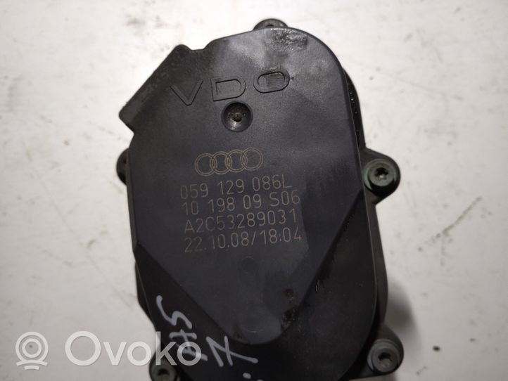 Audi A5 8T 8F Attuatore/motore della valvola del collettore di aspirazione 059129086L