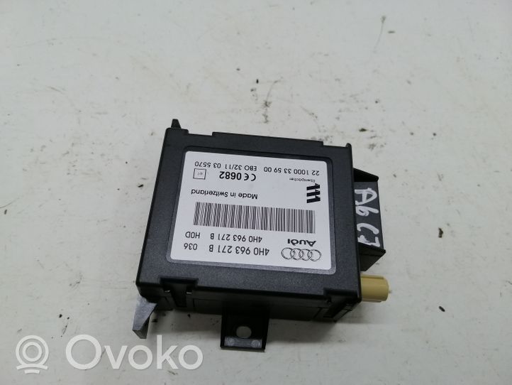 Audi A6 S6 C7 4G Centralina/modulo riscaldamento ausiliario 4H0963271B