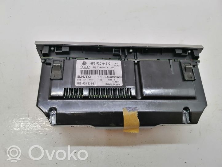 Audi A6 Allroad C6 Climate control unit 4F2820043Q