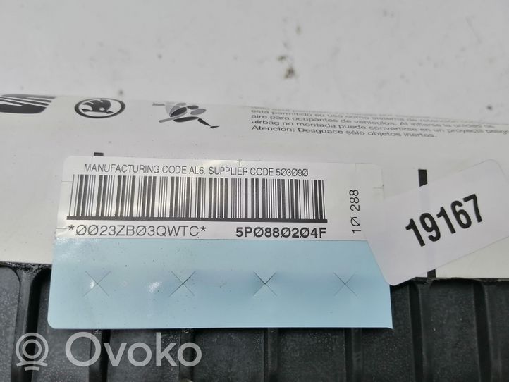 Seat Altea XL Poduszka powietrzna Airbag pasażera 5P0880204F