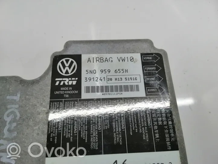 Volkswagen Tiguan Module de contrôle airbag 5N0959655H