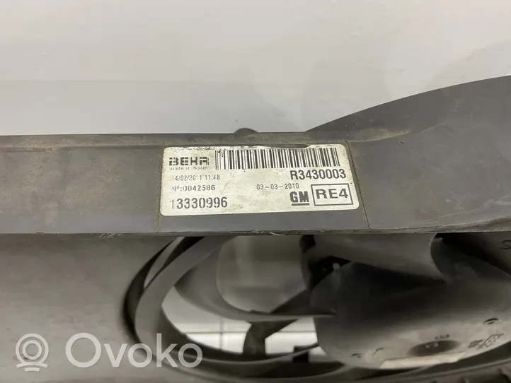 Opel Meriva B Elektryczny wentylator chłodnicy 13330996