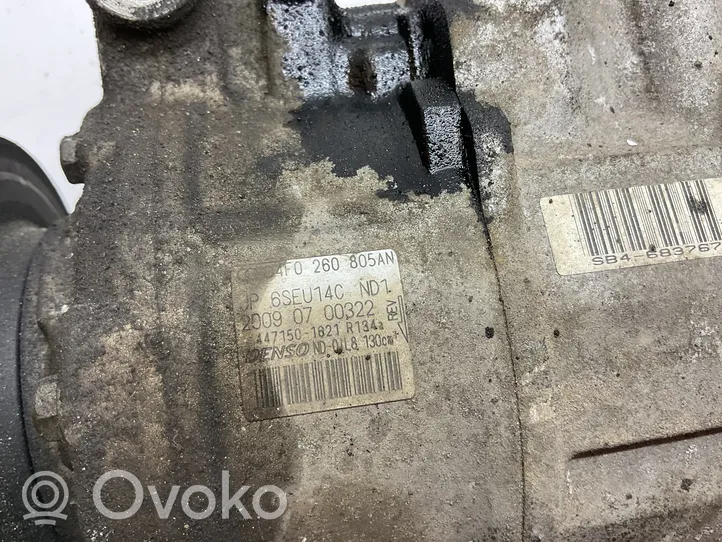 Audi A6 S6 C6 4F Kompresor / Sprężarka klimatyzacji A/C 4F0260805AN