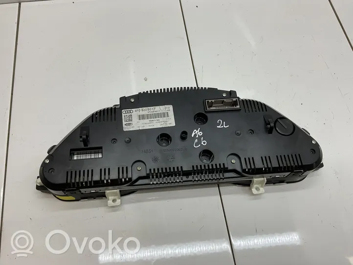 Audi A6 S6 C6 4F Compteur de vitesse tableau de bord 4F0920951F