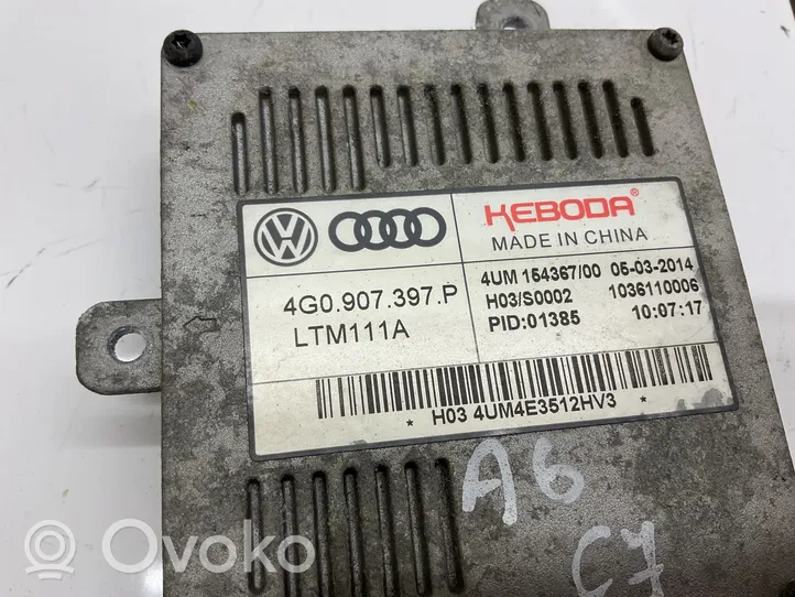 Audi A6 S6 C7 4G Module de ballast de phare Xenon 4G0907397P