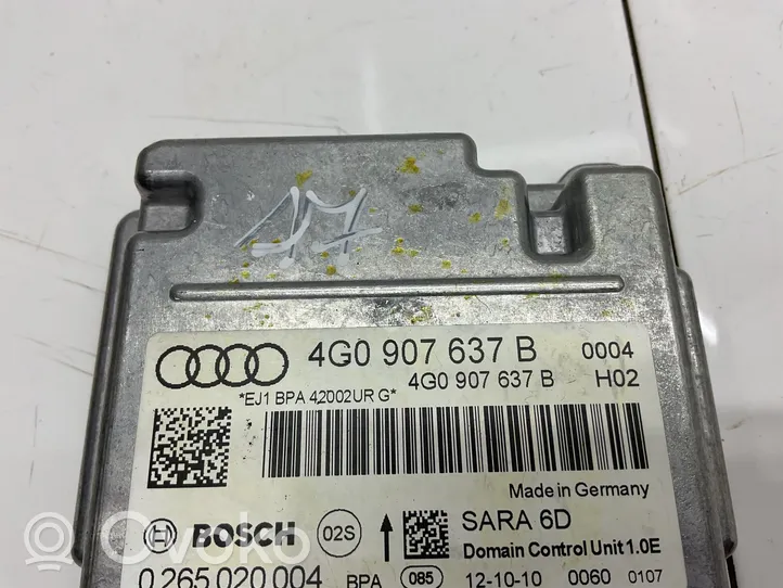 Audi A7 S7 4G Sensor ESP de aceleración de frecuencia del intermitente 4G0907637B