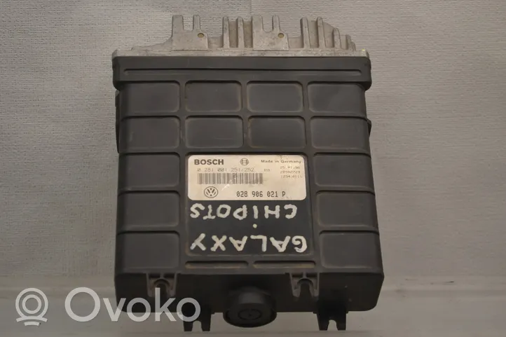 Volkswagen Sharan Unidad de control/módulo del motor 028906021P