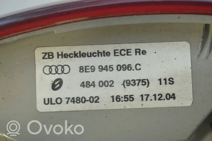 Audi A4 S4 B7 8E 8H Takavalot 8E9945096C