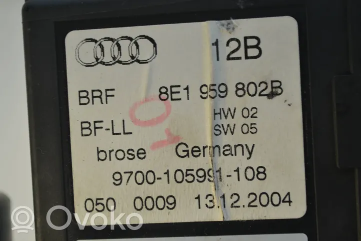 Audi A4 S4 B7 8E 8H Fensterhebermotor Tür vorne 8E1959802B