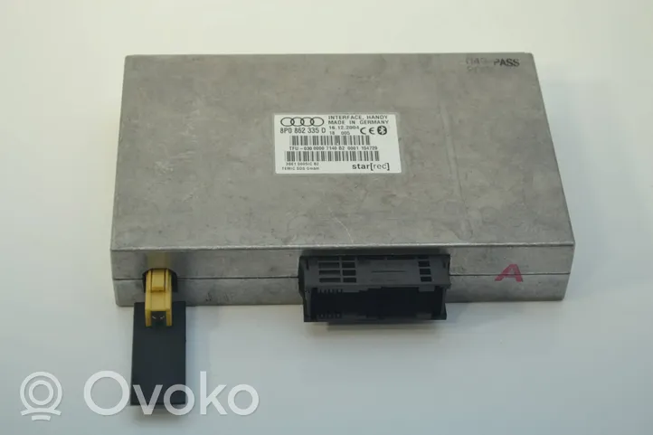 Audi A4 S4 B7 8E 8H Module unité de contrôle Bluetooth 8P0862335D