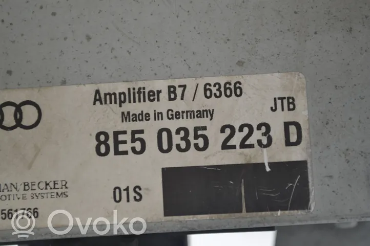Audi A4 S4 B7 8E 8H Amplificateur de son 8E5035223D