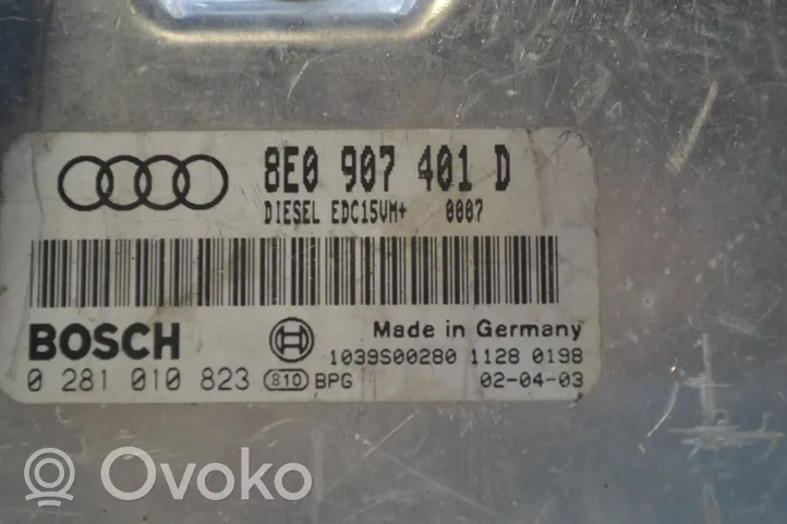 Audi A6 S6 C5 4B Dzinēja vadības bloks 8E0907401D