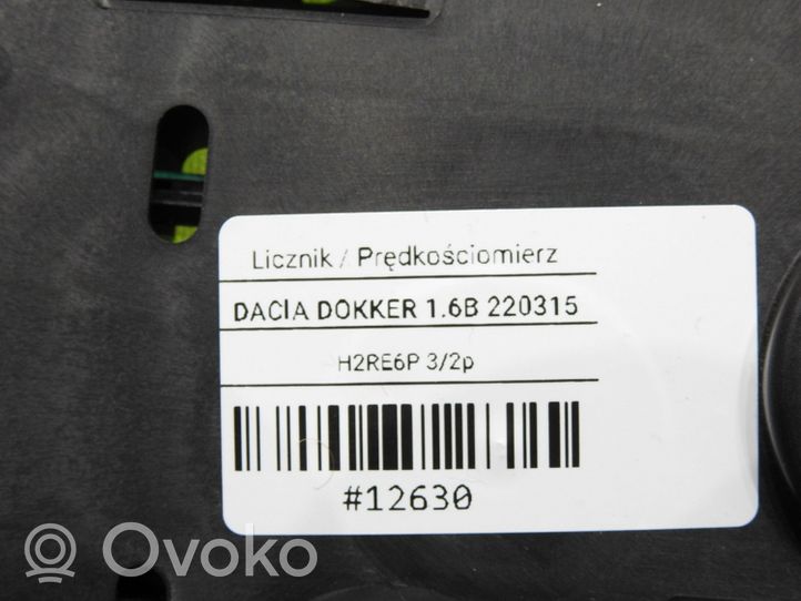 Dacia Dokker Nopeusmittari (mittaristo) 248102757R