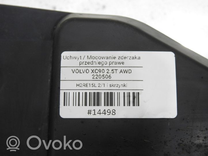 Volvo XC90 Staffa di rinforzo montaggio del paraurti anteriore 08620564