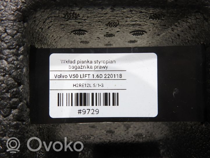 Volvo V50 Element schowka koła zapasowego 30721288