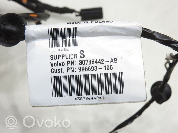 Volvo V50 Rear door wiring loom 30786442-AB