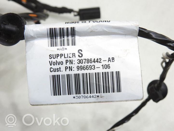 Volvo V50 Kabelbaum Leitungssatz Tür hinten 30786442-AB