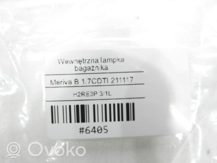 Opel Meriva B Wewnętrzna lampka bagażnika 13503059