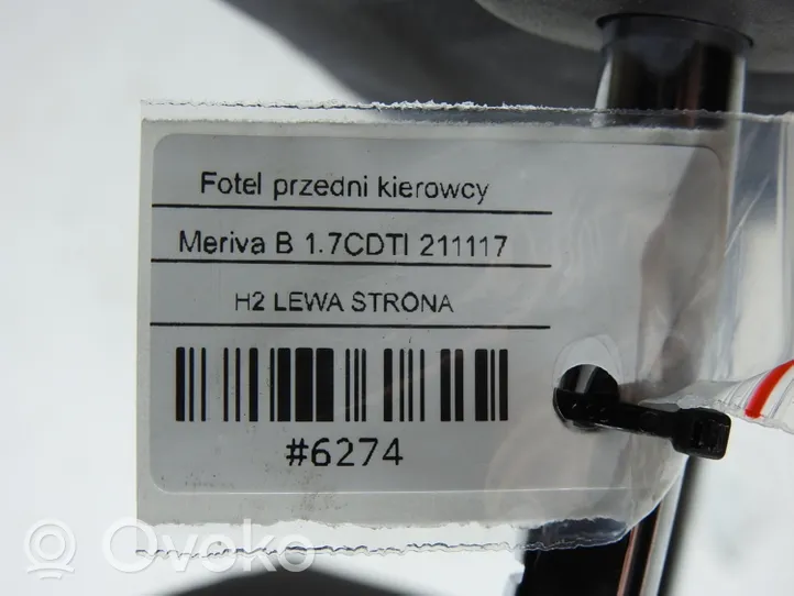 Opel Meriva B Fotel przedni kierowcy 