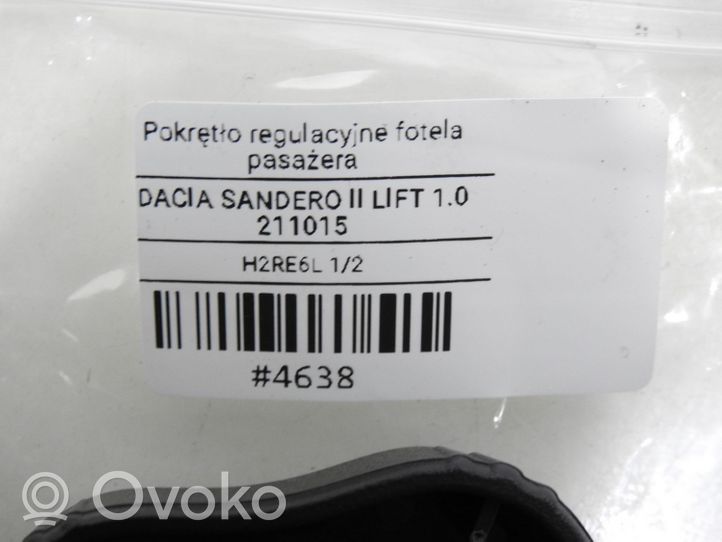 Dacia Sandero Istuimen säätönuppi (käytetyt) 