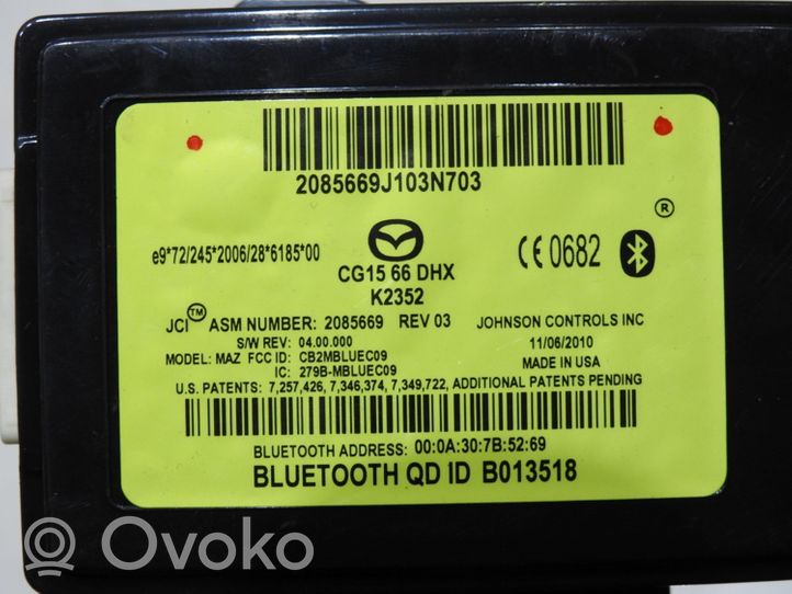 Mazda 5 Bluetoothin ohjainlaite/moduuli CG1566DHX