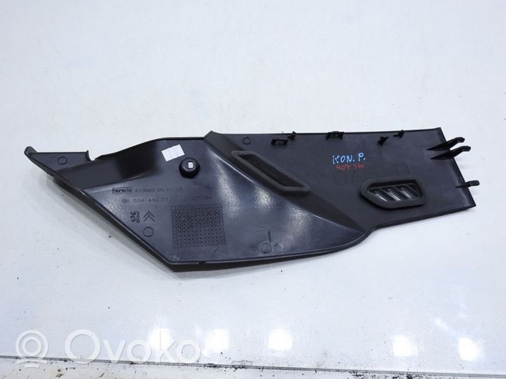 Peugeot 407 Garniture latérale de console centrale avant 9653444977