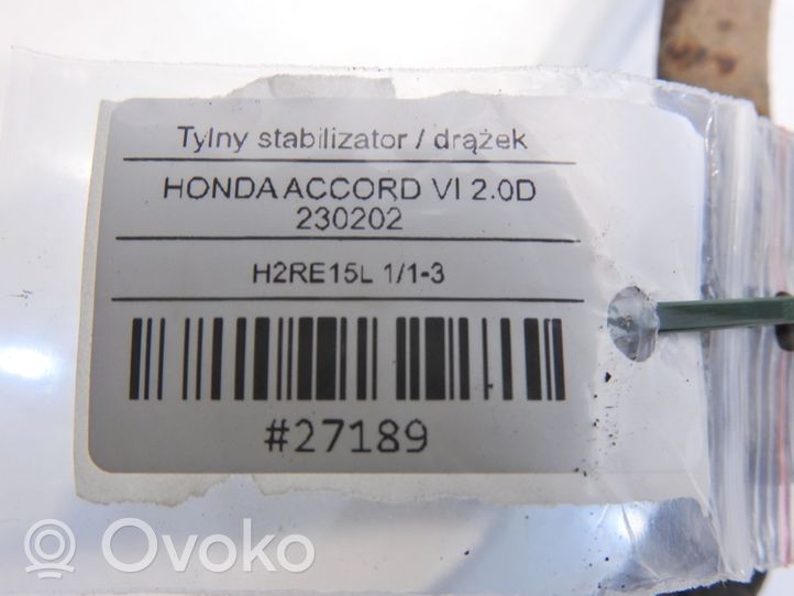 Honda Accord Tylny stabilizator / drążek 