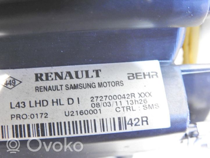 Renault Latitude (L70) Nagrzewnica / Komplet 272700042R