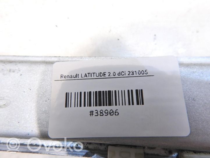 Renault Latitude (L70) Mechanizm podnoszenia szyby przedniej bez silnika 915015101