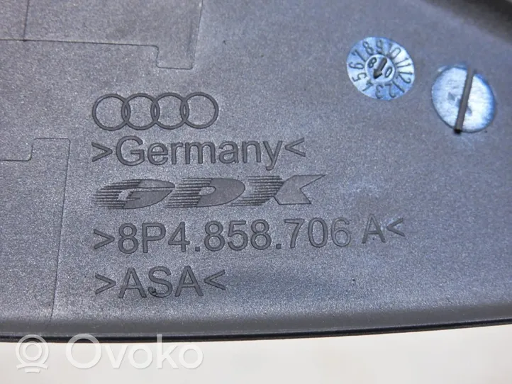 Audi A3 S3 A3 Sportback 8P Parte dello specchietto retrovisore della portiera anteriore 8P4858706A