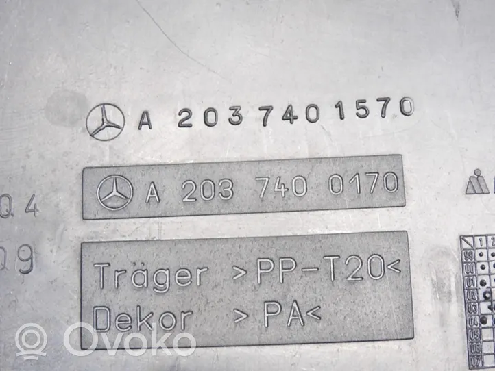 Mercedes-Benz C AMG W203 Tapicerka klapy tylnej / bagażnika A2037401570