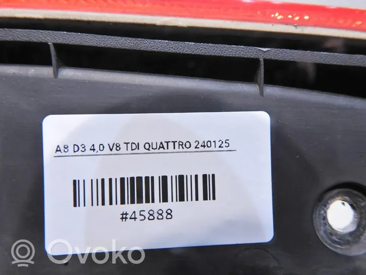 Audi A8 S8 D3 4E Enjoliveur de pare-chocs arrière 4E0807417B