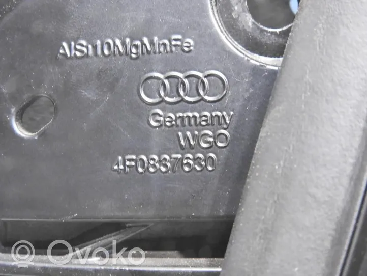 Audi A6 Allroad C6 Front door window/glass frame 4F0837630