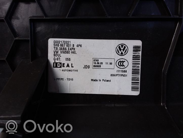 Volkswagen Golf Sportsvan Set rivestimento portellone posteriore/bagagliaio 5H6867601B