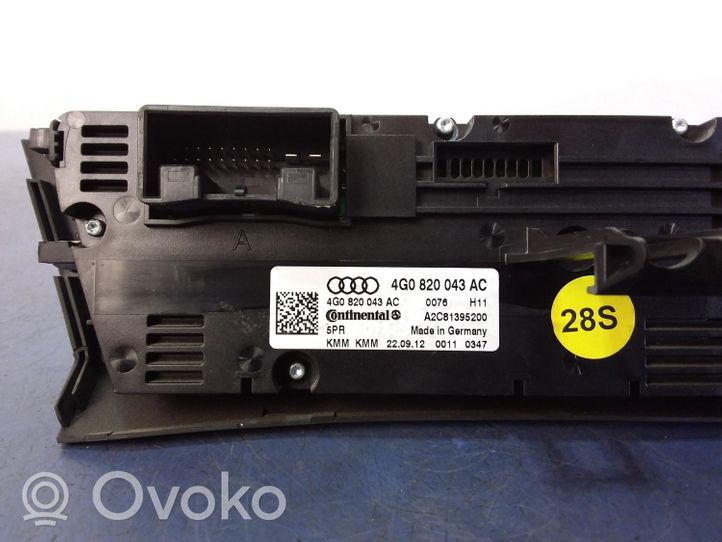 Audi A6 Allroad C7 Ilmastoinnin ohjainlaite 4G0820043AC