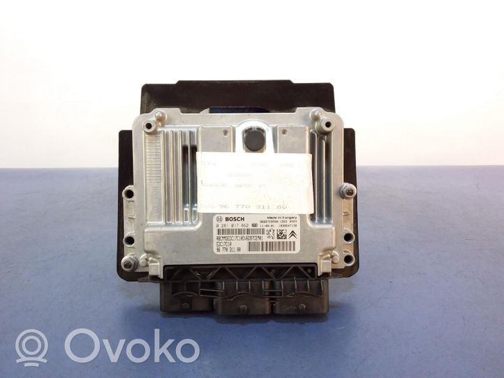 Citroen C4 II Unité de commande, module ECU de moteur 9677031180