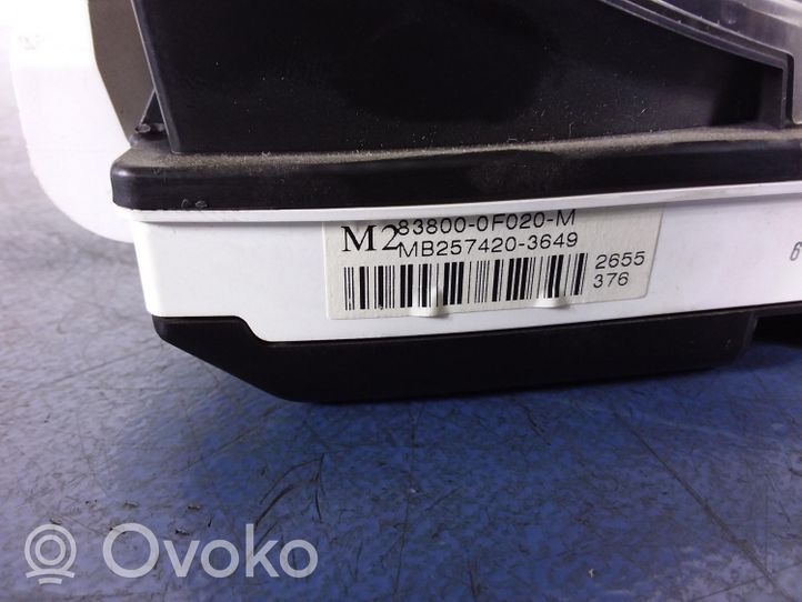 Toyota Corolla Verso E121 Compteur de vitesse tableau de bord 83800-0F020-M