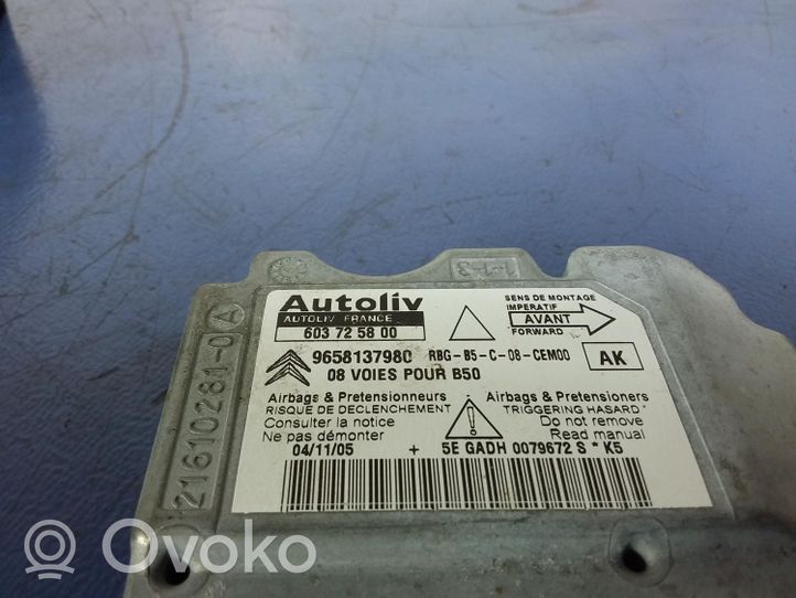 Citroen C4 I Oro pagalvių komplektas 96471578ZD