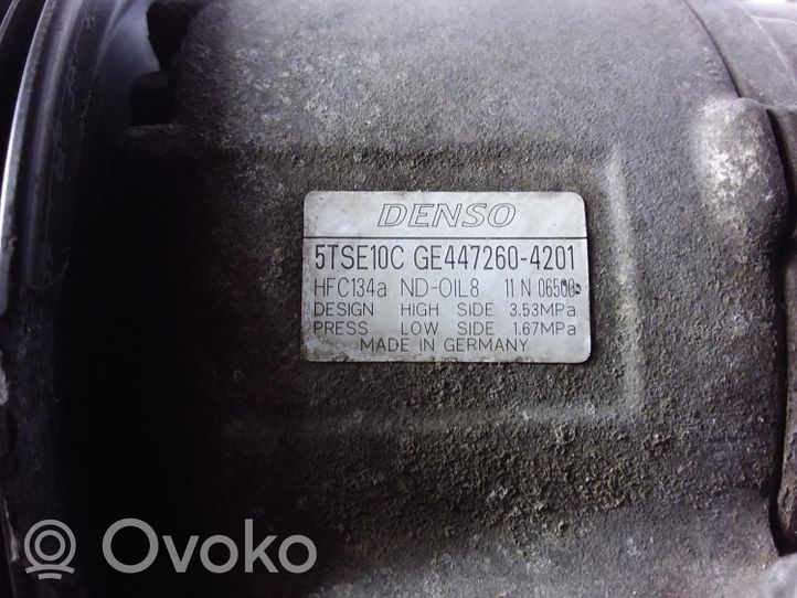 Toyota Yaris Kompresor / Sprężarka klimatyzacji A/C GE447260-4201