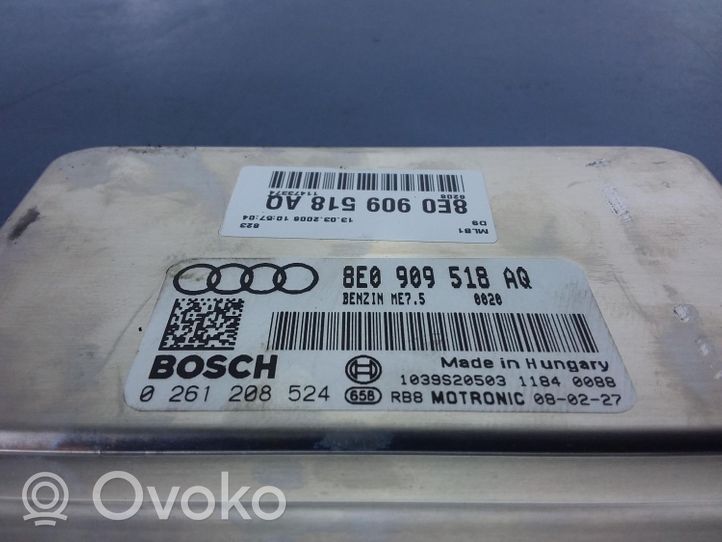 Audi A4 S4 B7 8E 8H Centralina/modulo motore ECU 8E0909518AQ