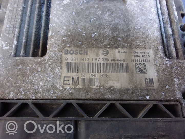 Opel Zafira B Moottorin ohjainlaite/moduuli (käytetyt) 55205620