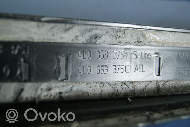 Audi Q7 4L Rivestimento vano piedi laterale 4L0853376F