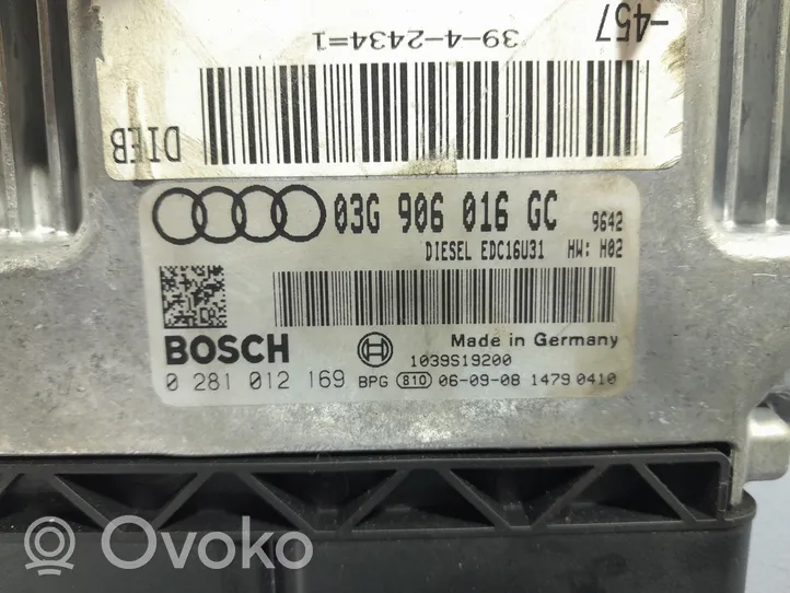 Audi A6 S6 C6 4F Galios (ECU) modulis 03G906016GC