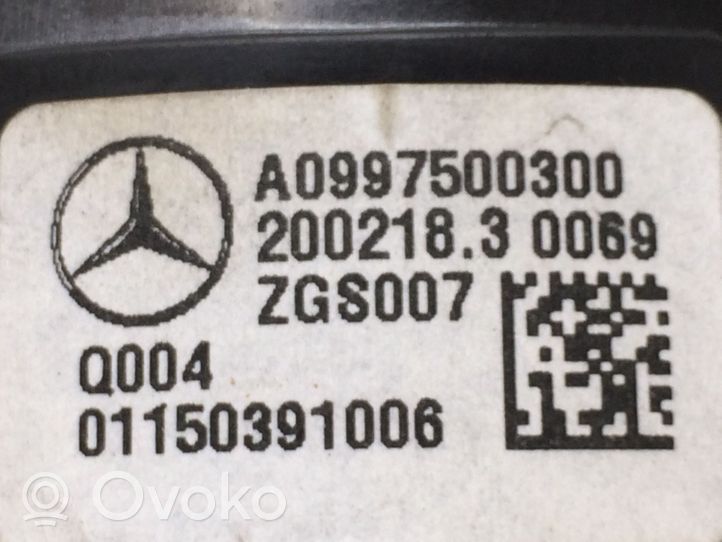 Mercedes-Benz GLC X253 C253 Tavaratilan luukun kahva kameralla A0997500300