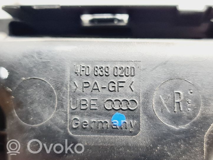 Audi A6 S6 C6 4F Galinė atidarymo rankenėlė vidinė 4F0839020D