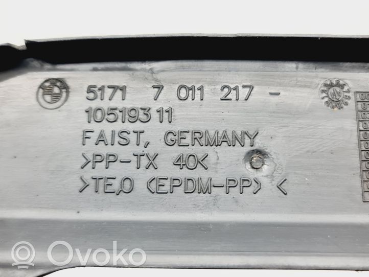 BMW 7 E65 E66 Pannello di supporto del radiatore (usato) 51717011217